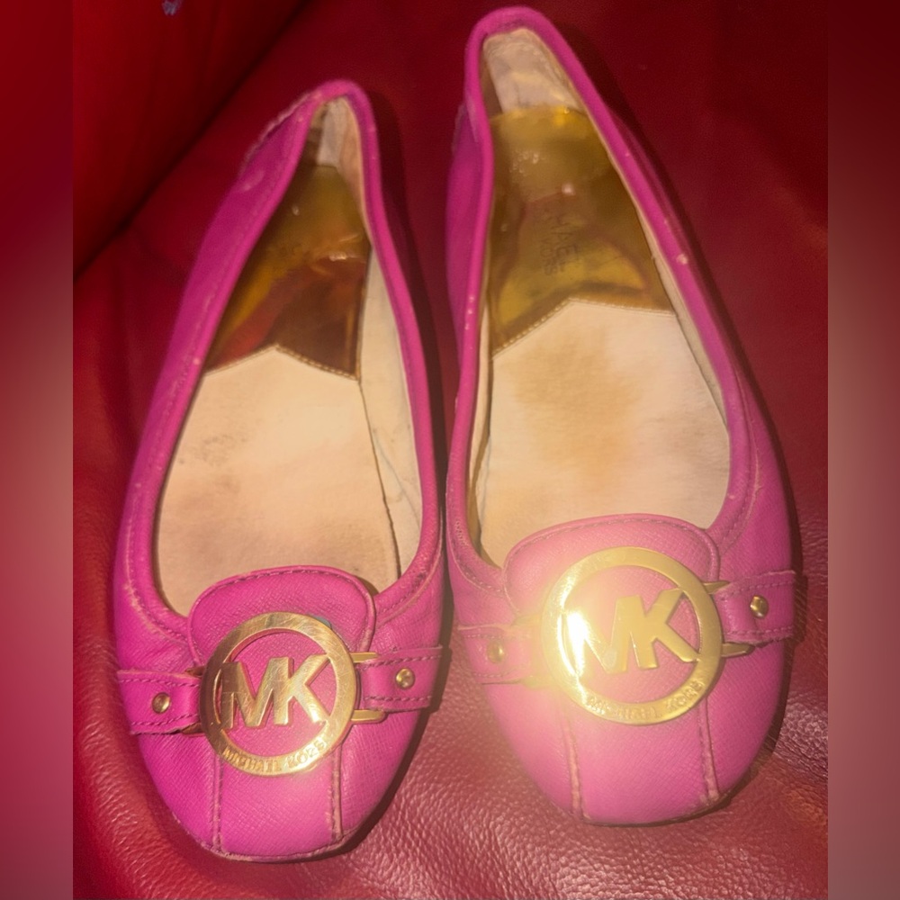 Michael kors Fulton pink moccasins